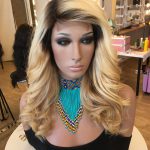 Blonde closure unit dark roots
